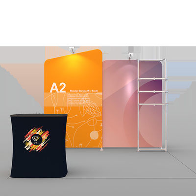 پایه بنر دیواری پاپ آپ 30 میلیمتری نمایشگر نمایشگاهی 6 X 6 Trade Show