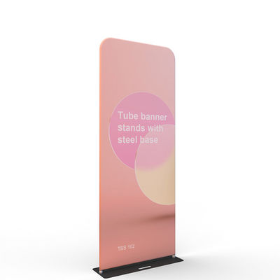 L Stand PCG Fabric Trade Biner Stand Advertising Pop Up Display Display پایه بنر