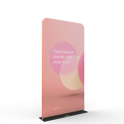 L Stand PCG Fabric Trade Biner Stand Advertising Pop Up Display Display پایه بنر