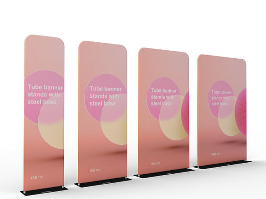 L Stand PCG Fabric Trade Biner Stand Advertising Pop Up Display Display پایه بنر