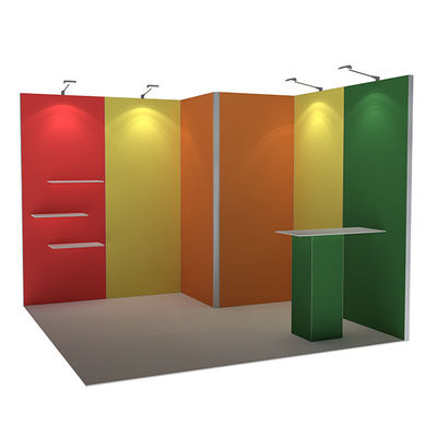 دیوارهای غرفه نمایشگاه تجاری 3x3 3x4 3x5 قابل حمل سیستم پارچه مدولار SEG
