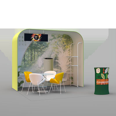 دیوارهای غرفه نمایشگاهی غرفه نمایشگاهی نمایشگر قابل بازیافت تصویر زنده 250GSM SGS