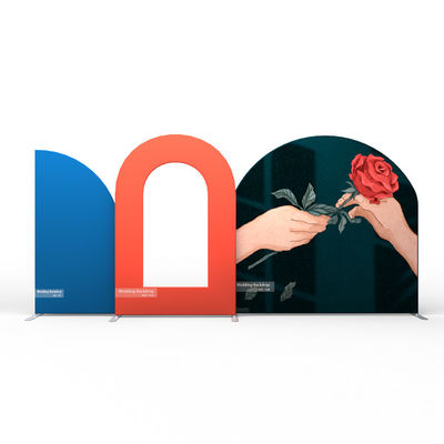 پایه قوس پس زمینه دکوراسیون عروسی پارچه چاپی 2022 New Arrival