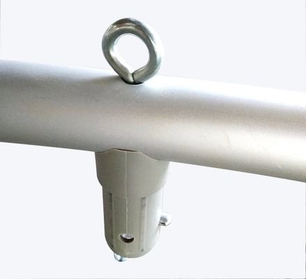 EZ Sky Tube Pinwheel Trade نمایش بنرهای آویزان از روگذر 48Ibs
