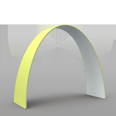 EZ Tube Arch Tension Fabric Balloon Arch Stand گرد فلزی نمایش پس زمینه