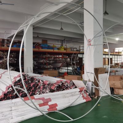نمایشگر پاپ آپ تاشو دایره ای مخروطی، علامت آویز 60 اینچی