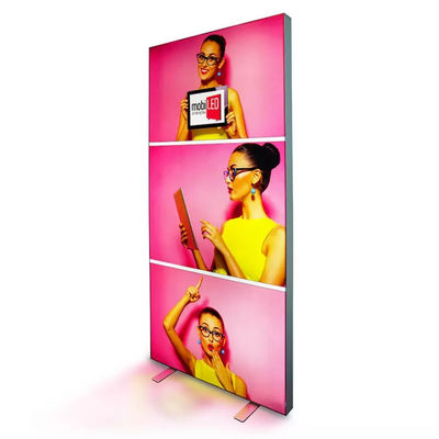 150 گرمی 160 گرمی تبلیغاتی SEG Light Box Easy Set Up قاب آلومینیومی پس زمینه 60 میلی متری