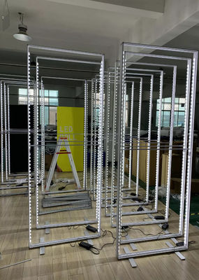 قاب آلومینیومی LED Seg پارچه لایت باکس بدون قاب لایت باکس سبک وزن