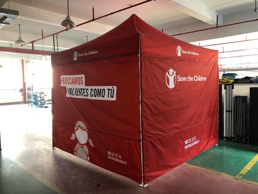 2.5X2.5m 8X8FT چادر سایه مربع ضد آب 10 X 20 سایبان در فضای باز نمایشگاه تجاری