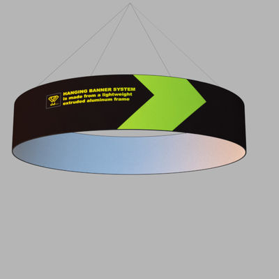 نمایشگر پاپ آپ 4FT X 1FT تابلوی آویز سقف نقاشی پارچه ای تک رو