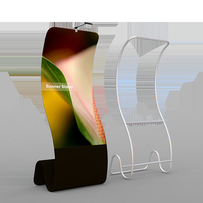 پایه بنر نمایشگاهی قابل استفاده مجدد. تیوب EZ چاپ پارچه دو طرفه تک