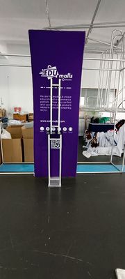 250gsm PE مدولار نمایشگاه نمایشگاه نمایشگاه با نور پس زمینه غرفه روشنایی 3X3
