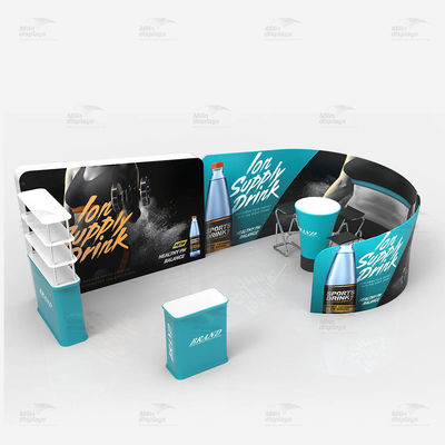 غرفه غرفه غرفه نمایش تنش پارچه 20x20 نمایشگاه نمایشگاه تجاری قابل حمل