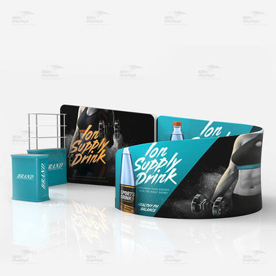 طراحی سفارشی نمایشگاه نمایشگاه نمایش تنش پارچه 10x20 غرفه
